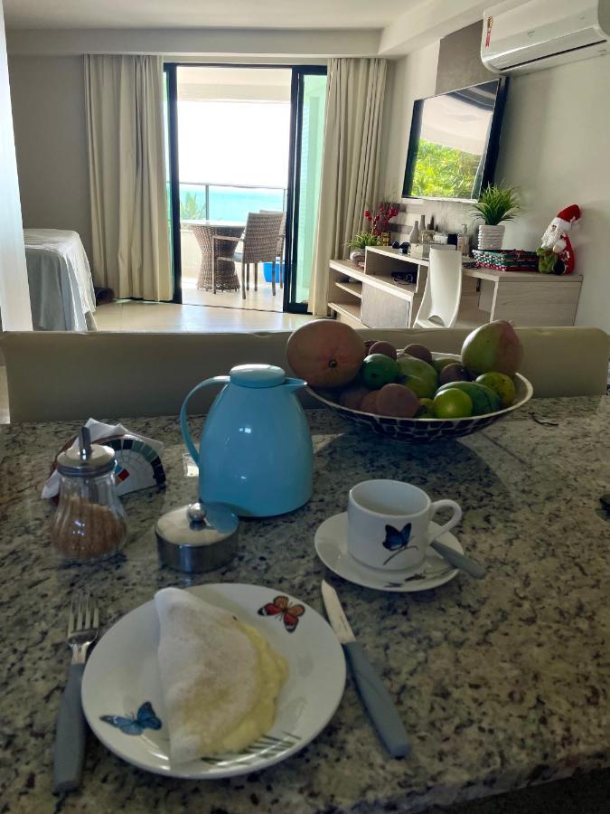 Tabatinga Residence Flat Pe Na Areia II Conde  Exteriör bild